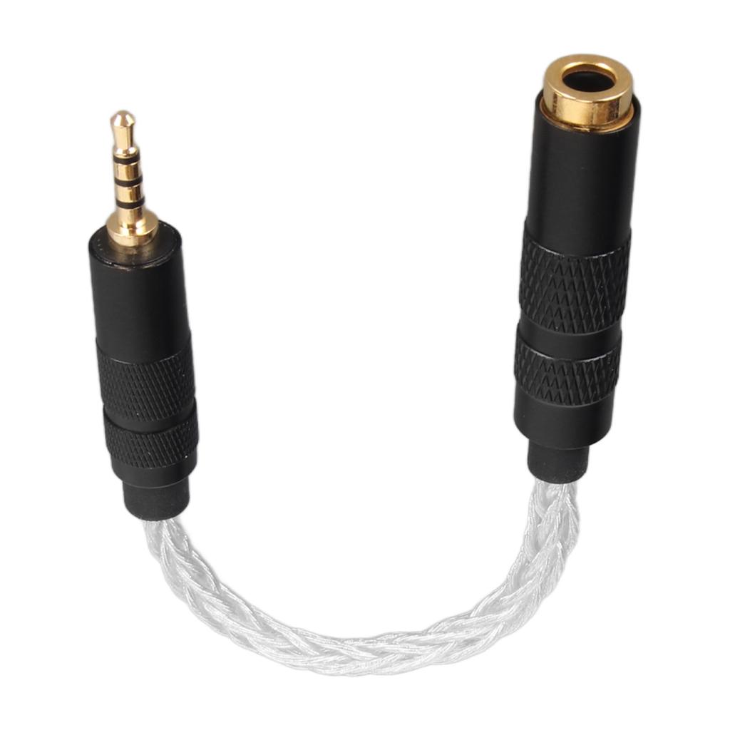4.4mm To 2.5mm Sound Cable Professional Female To Male Headphone Adapter Cable for Sound Players with 2.5mm Balanced Ports