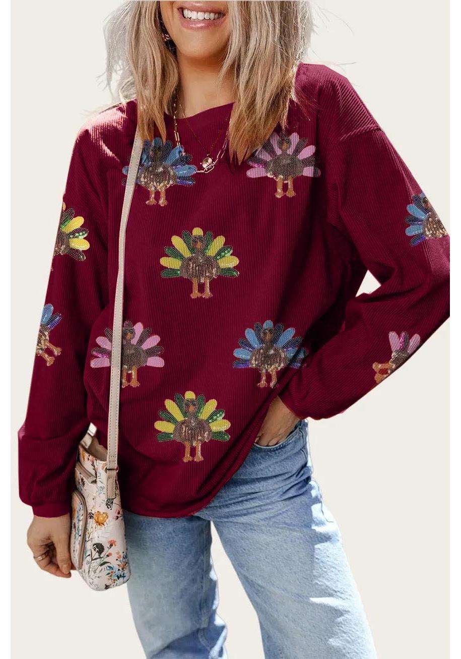 

2025 European Autumn/Winter Women s Christmas Print Loose Pullover Hoodie Medium