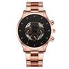 Popular GENEVA Three-eye Men's Watch Men's Watch Steel Belt Business Fashion Calendar Quartz Watch Men's