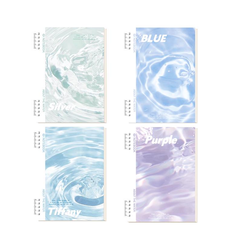 Refill Snap Binder Style: 60 A5 Lined Loose-Leaf Sheets, Thickened Paper, B5 Single Book, OPP Bag Packaging