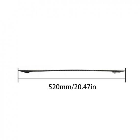 Carbon Fiber Interior Center Display Cover Trim Strip For 2007-2011 Toyota Camry