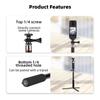 Extendable Gimbal Cameras Extension Rod Foldable Sports Cameras Selfie Stick for Pocket 3 Vlog Accessories