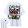 2026 Summer Hot Sale ONE PIECE Zoro Short-sleeved Men's Women's Same Style Comfortable Short-sleeved Harajuku Hip Hop Punk T-shirt