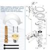 Set Efficiente Sfera per Scarico WC 385318162 600342537 600342766 Per Migliore Igiene Durata Assicura Igiene Ottimale