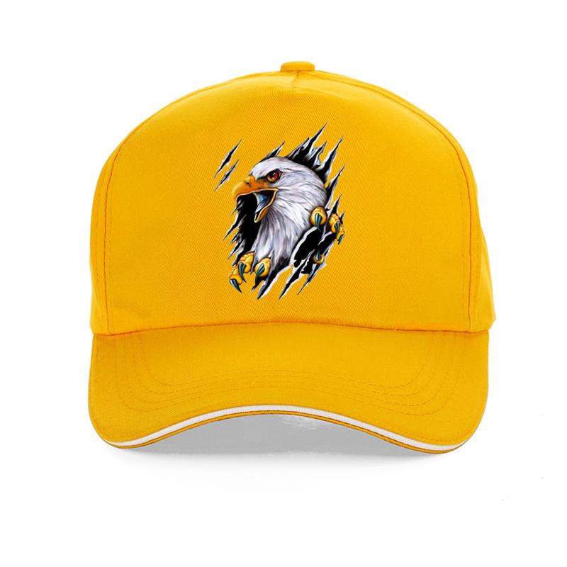 Cool Men Women Usa Eagle Baseball Cap Casual Male Female Snapback Hat Adjustable 3D Print Eagle Hat