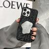 Niche Wind Pleated Mirror Case Is Suitable for Apple 17 Mobile Phone Case iPhone16Pro Max New 14/15 Matte.