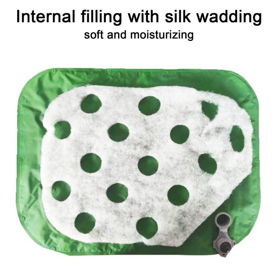 Nafukovací sedák Vodotěsný Odolný proti opotřebení Rychlé nafukování a vyfukování Pohodlná vzduchová opora Podložka na sedadlo do letadla nebo auta