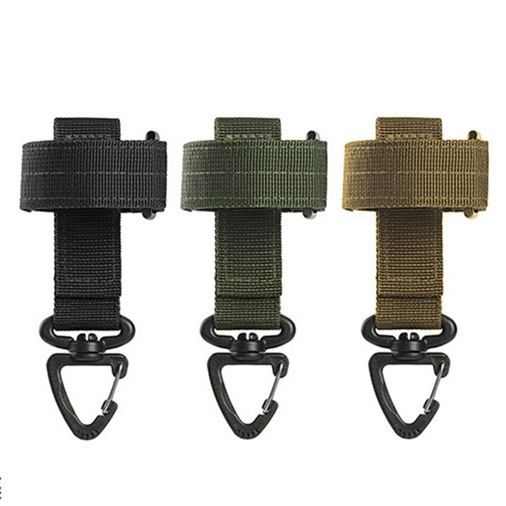 Outdoor Keychain Keeper Pouch Belt Gloves Hook Storage Buckle Fixed Pocket Belt Gloves Rope Holder