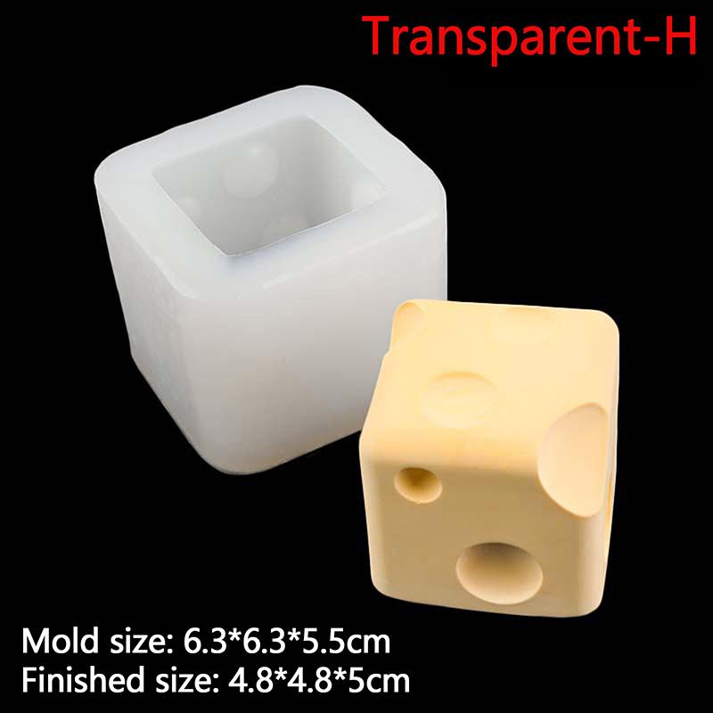 Cheese Embryo Style Silicone Candle Mold Handmade-Soap Diy Candle Art Mould Mochi Squishy Toy Mold Baking Tool Kitchen
