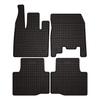Dywaniki Samochodowe Gumowe Do: Jaguar I-Pace SUV (z Gaśnicą Po Stronie Pasażera) (2019-) - Czarne, Dopasowane