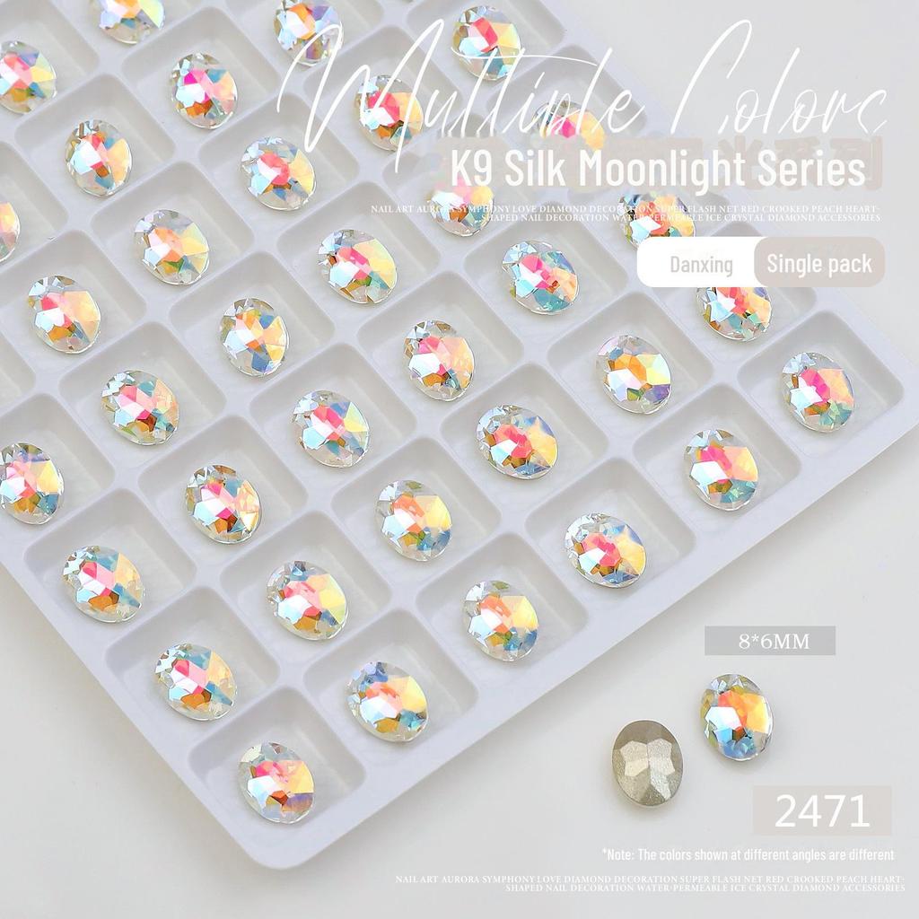 K9 Мигающее Белое Сердце-Бриллиант и Топор Украшение для Нейл-Арта