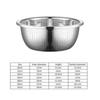 Round Stainless Steel Drain Basket Multiple Drainage Holes Drain Basin Rice Washing Basket  Fruits