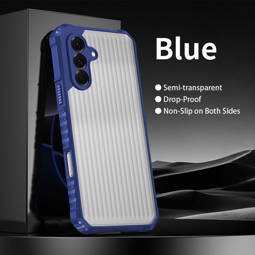 KEYSION Heavy Duty Shockproof Phone Case for Samsung A56 5G A36 A26 A16 4G Silicone+PC Translucent Matte Cover for Galaxy A17 5G