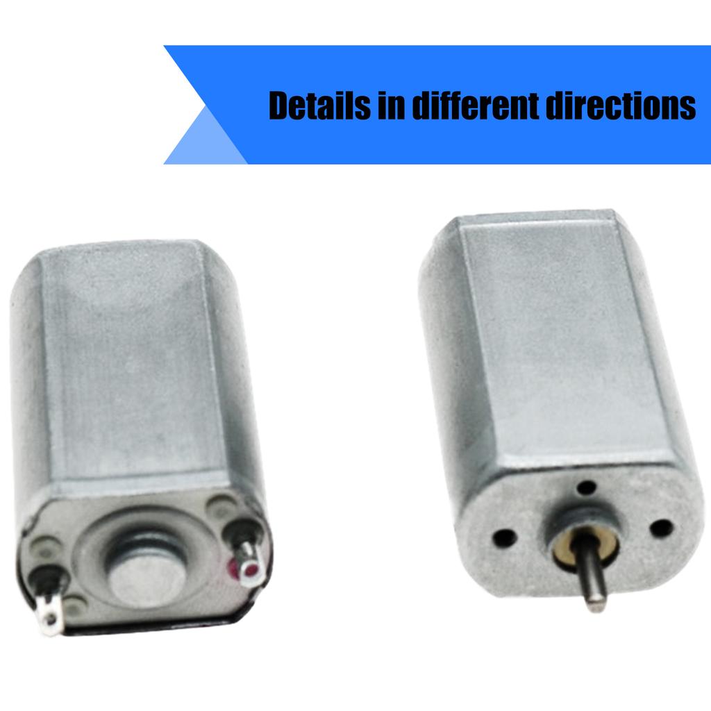 Multipurpose Low Speed 180 Microing Motor 6V 12V Short Shaft Convenient for Science Projects and Craft Creation