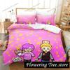 3D Cartoon Foxy Boxy Lanky-box Bedding Set Duvet Cover Bedroom Comforter Covers Single Twin King Size Quilt Cover Home 3PCS