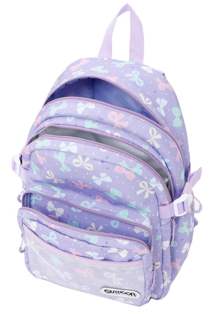 OUTDOOR PRODUCTS Backpack for and This Model Is Cute and Perfect for Girls and Fits A4 Flat Backpack Ribbon Kids, Girls, Boys. Store-exclusive