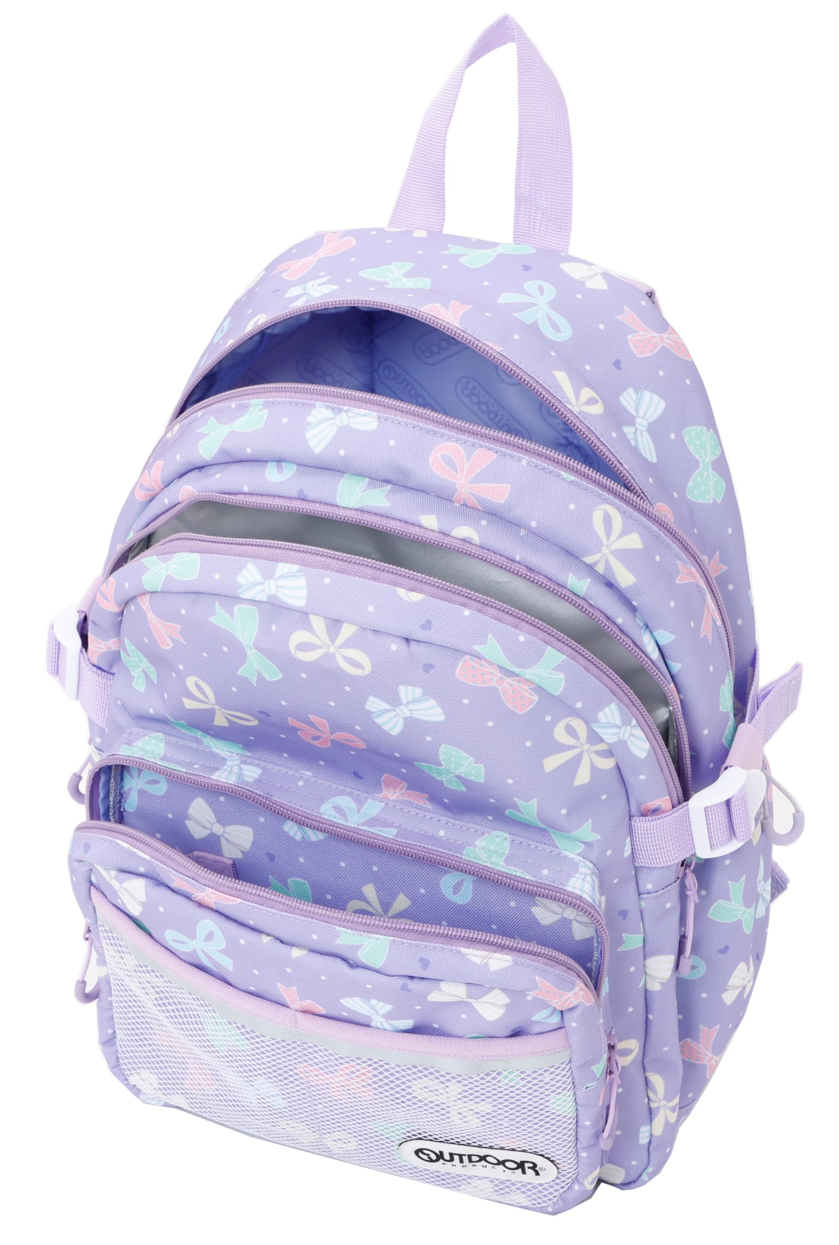 

OUTDOOR PRODUCTS Backpack for and This model is cute and perfect for girls and Fits A4 flat Backpack Ribbon Kids, Girls, Boys. store-exclusive