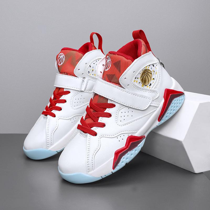 Captain Kids' Lightweight Non-Slip Basketball Sneakers for All Seasons