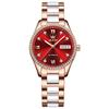 OLEVS Ceramics Women Watches Luxury Brand Diamond Automatic Mechanical Watch Ladies Waterproof Calendar Gift Reloj Muje