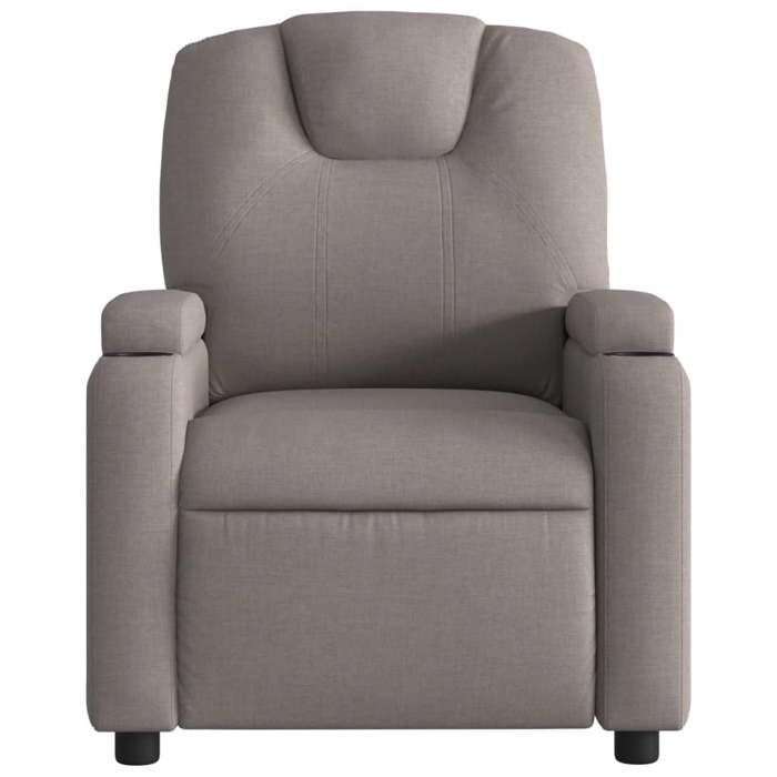 VidaXL Fauteuil Inclinable, Chaise de Relaxation avec Dossier, Siège avec Accoudoirs Rembourrés Salle de Séjour, Moderne, 372373