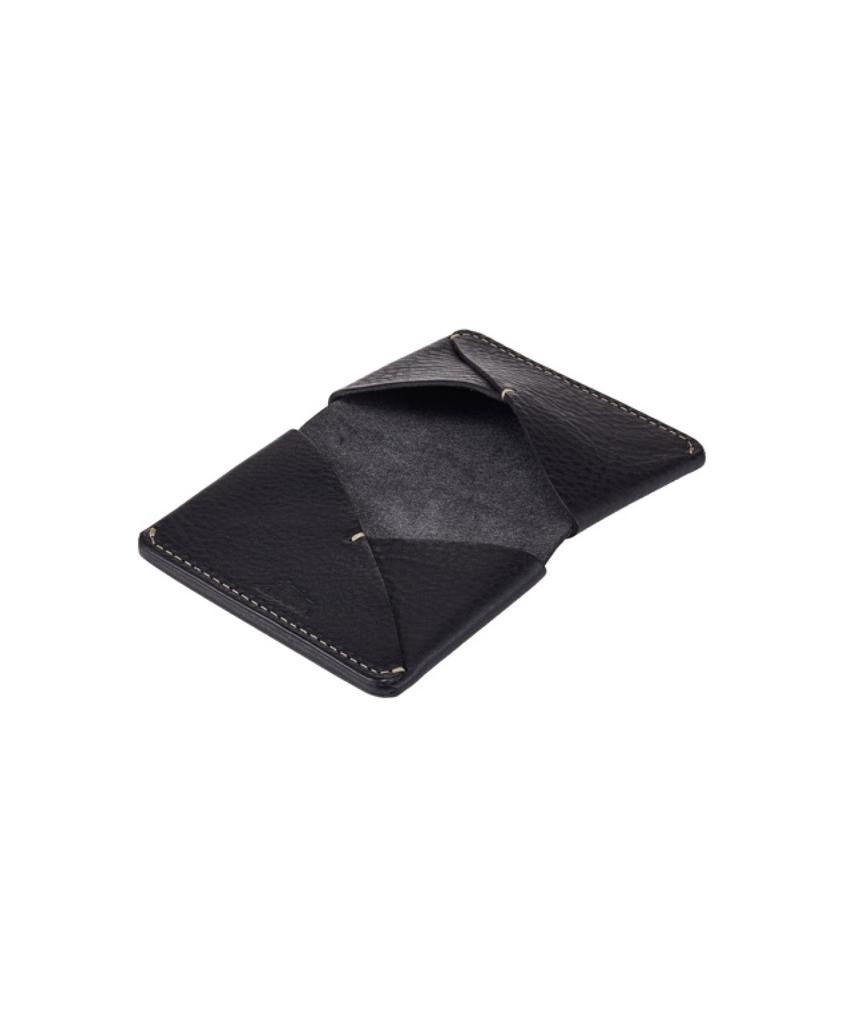 Brassboats Vegetable Leather Business Card Case (Black)