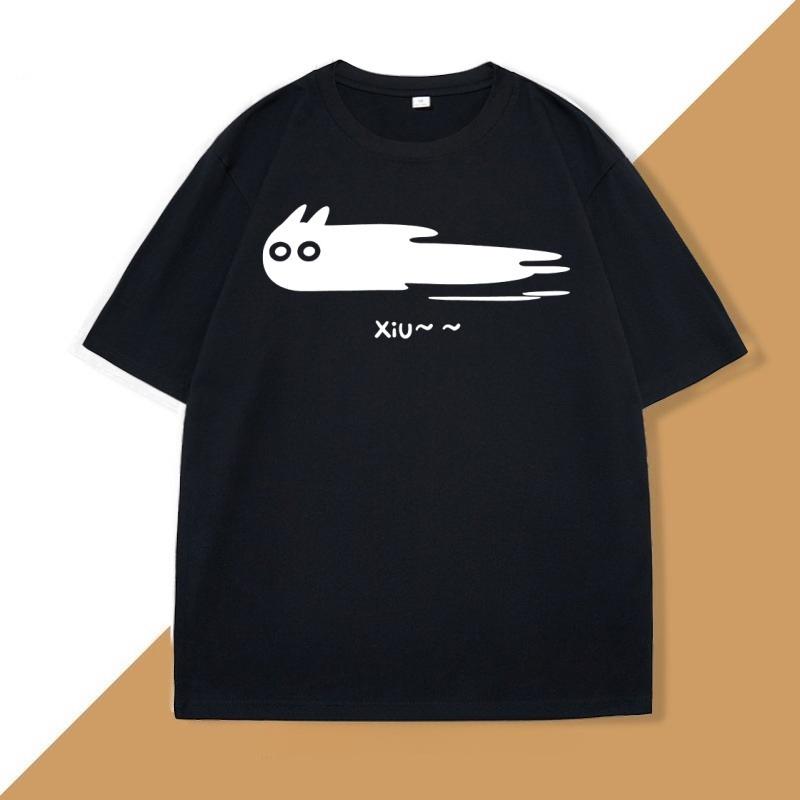 Funny Cat T Shirt for Unisex WOMEN Summer Cotton Short Sleeve Tshirt Unisex Round Neck Funny Cat Lover Tshirt Loose Clothing Tees