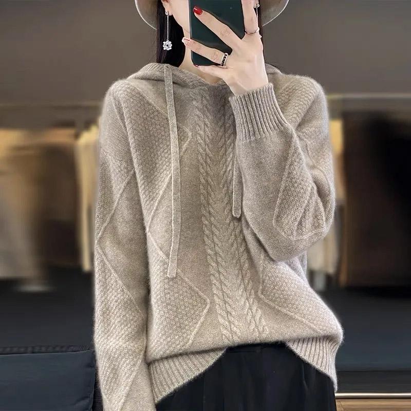 Pulover pentru Femei Toamnă Iarnă Pulover Îngroșat Cald Tricotat Elastic Mânecă Lungă Jumper Oversize Topuri