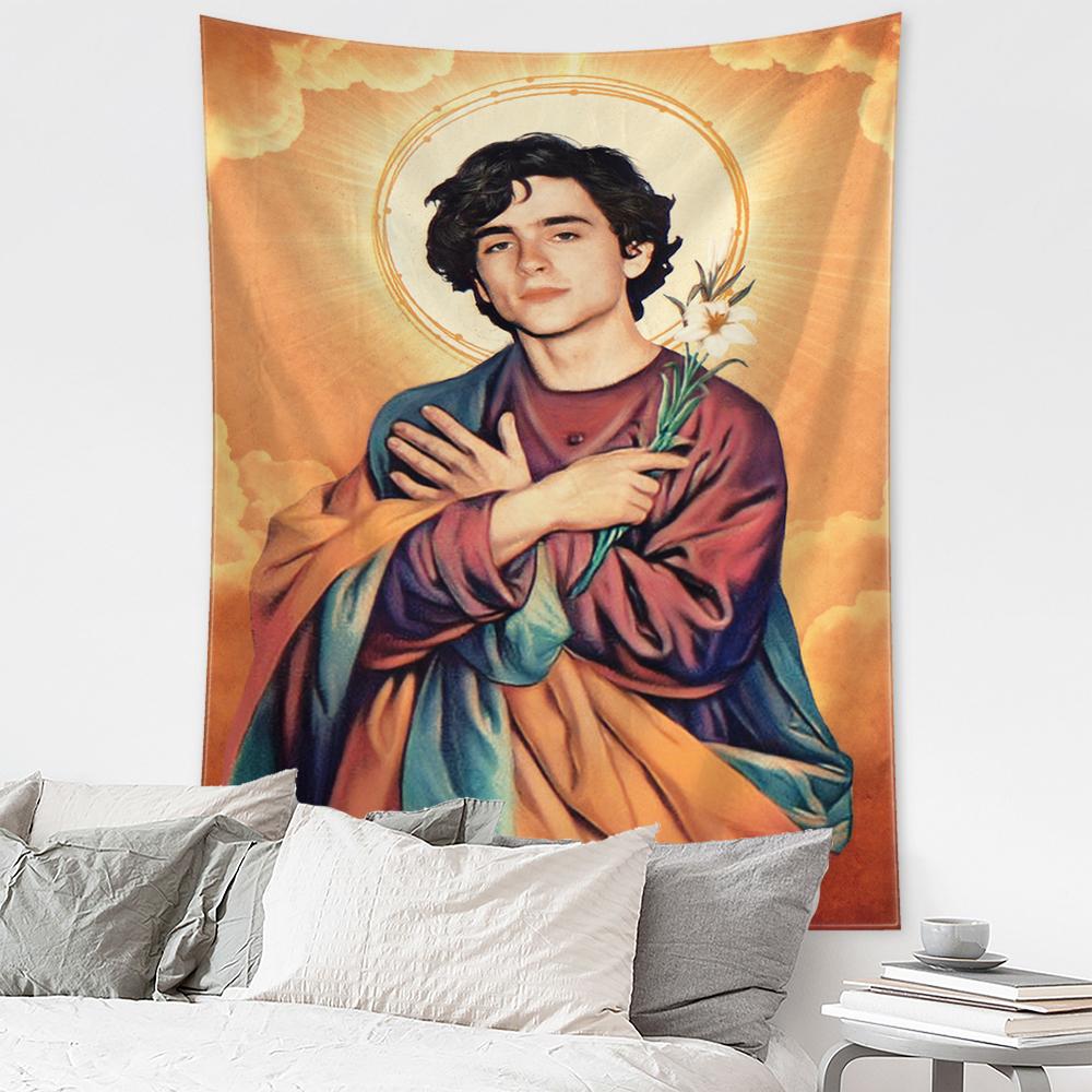 Tapiserie din mitologia egipteană agățată pe perete Vrăjitorie psihedelică Mandala Boho Hippie Sufragerie Dormitor Decor de perete