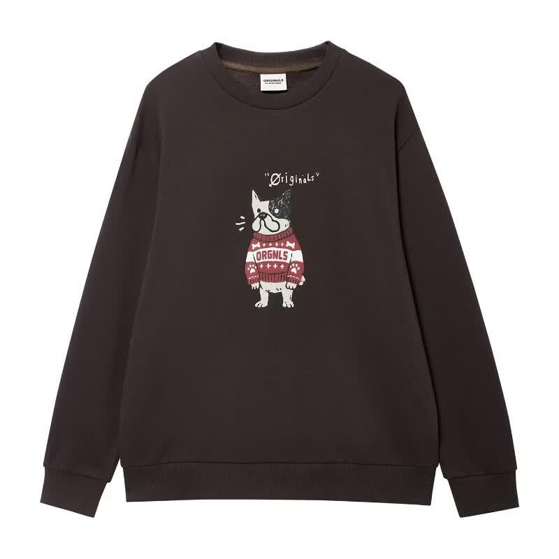 Jack & Jones Men's Animal Print Cotton Sweatshirt