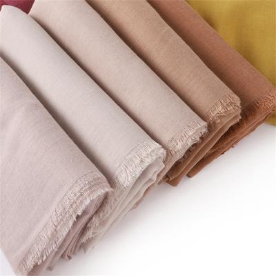 New Fashion Women Ramadan Muslim Hijab Cotton and Linen Soft Autumn and Winter Solid Color Islam Scarf Headscarf Shawl