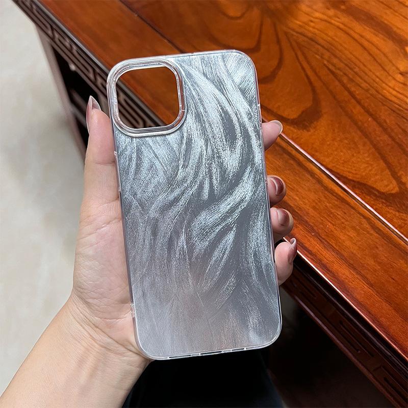 

Лазерная Imd Перьевая Пряжа Подходит для Чехла для Мобильного Телефона Iphone16 12Pro Серебристый Горячий Серебристый 15 Разноцветный 13/14 Защитный Чехол iPhone 7Plus/8Plus