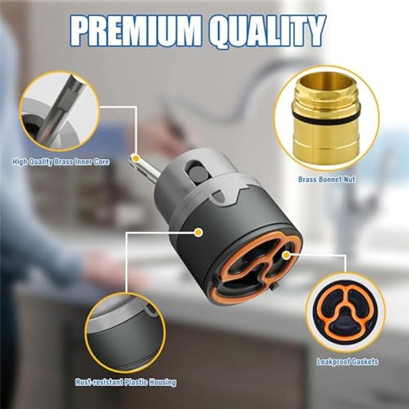 -ESTR Lavatory Single Handle Faucet Valve RP51503 Bonnet Nut Lavatory Kitchen Shower Faucet Valve Assembly Faucet Cartridges NONE