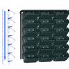 Ghiveci de Plastic cu Design Vertical Suport de Perete Ghiveci de Flori pentru Grădinărit Interior și Exterior Accesoriu de Plantare