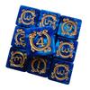 10pcs/set Dragon Print Number Dice Set Digital D6 Dice Kit for DND COC TRPG RPG Table Board Game Entertainment Dnd Dice Set
