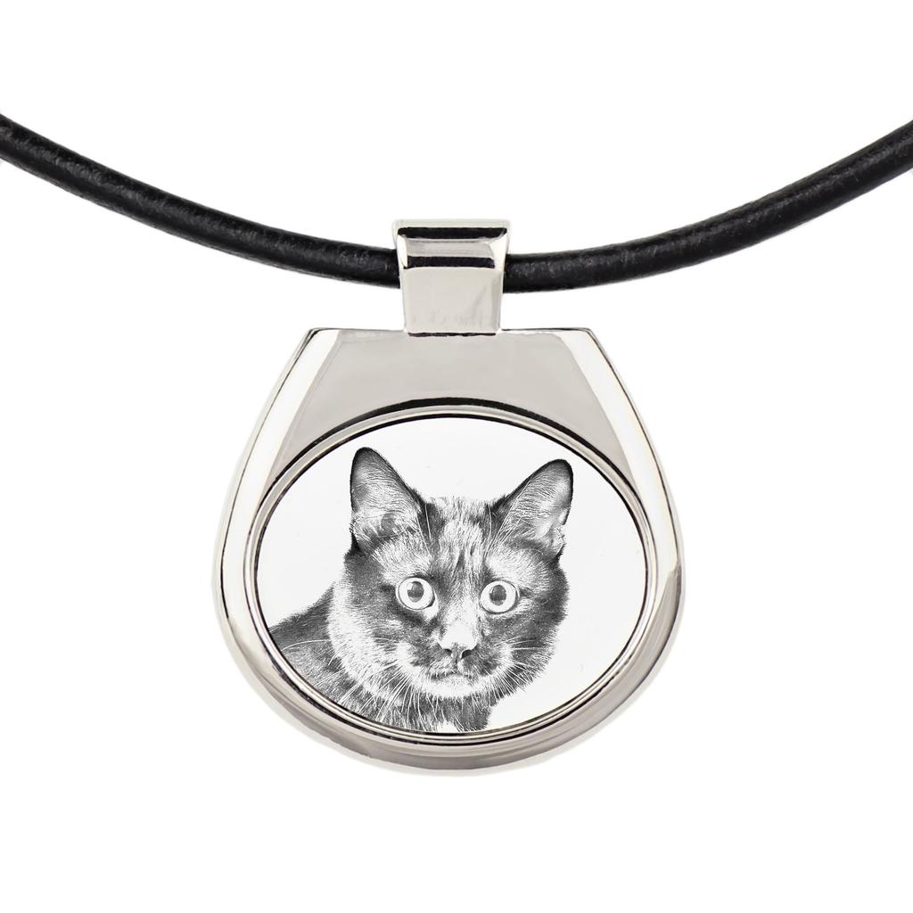 Kurylski Bobtail - Naszyjnik Z Kotem, Personalizowana Zawieszka Ze Zdjęciem, Wyjątkowy Naszyjnik Dla Kobiet I Mężczyzn Marki Art-Dog