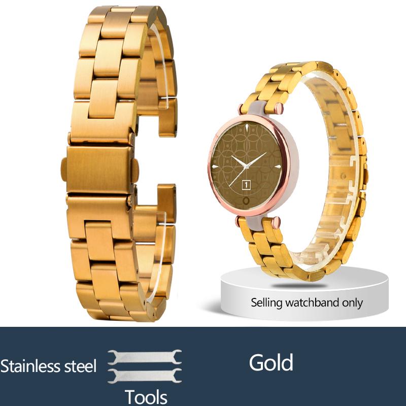 Genuine Leather Sports Watchband Straps Women's Bracelet Silicone Stainless Steel Belt For Garmin Lily Smart Watch Accessories