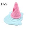 Funny Pen Cup 3D Printed Melting Ice Cream Holder, Novelty Cone Desk Cute Stationery Storage Stand, Desktop Organizer, Decorative Figurine for Office