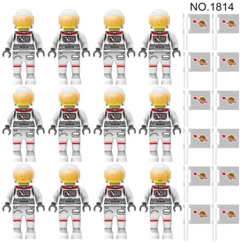 Космический астронавт, строительные блоки, игрушки для астронавтов