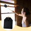 Durable PU Leather Fly Swatters Heavy Duty Flyswatter with Long Handle PU Leather Head Pests Control for Indoor and Outdoor