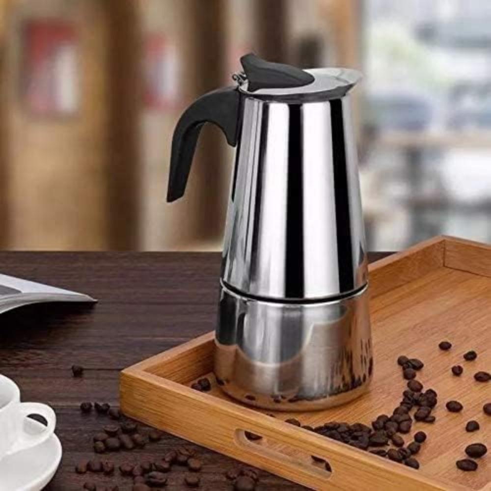 Moka Pot Stainless Steel Coffee Pot Mocha Espresso Latte Percolator Stove Coffee Maker Pot Percolator Drink Tool