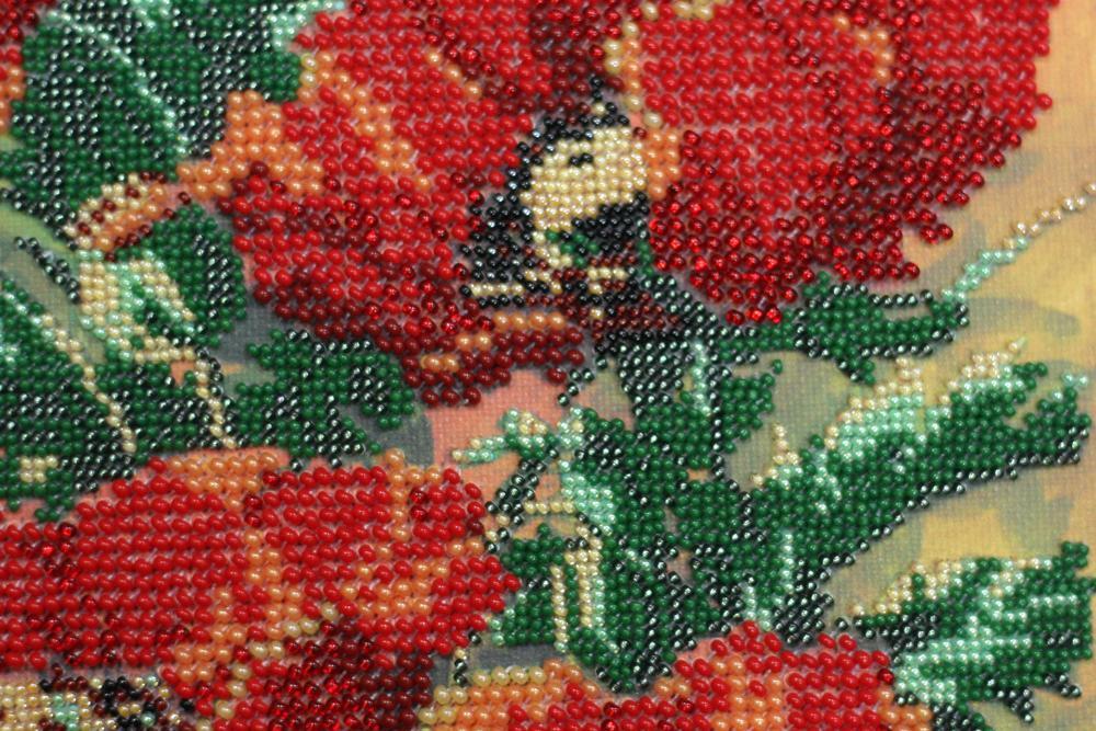 Kit for Embroidery with MICRO Beads On Canvas Abris Art