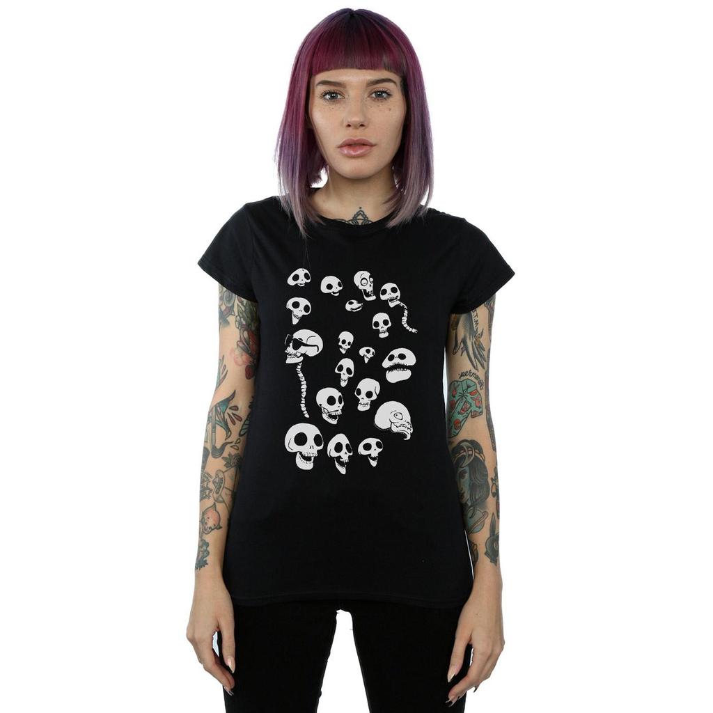 Corpse Bride Womens/Ladies Afterlife Skulls Cotton T-Shirt