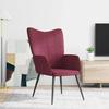 Relax Chair Burgundy Fabric