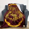 1pc Harry Potter Flannel Throw Blanket - HD Printed Lightweight Soft Warm All-Season Blanket for Sofa, Bed, Travel, Camping 051