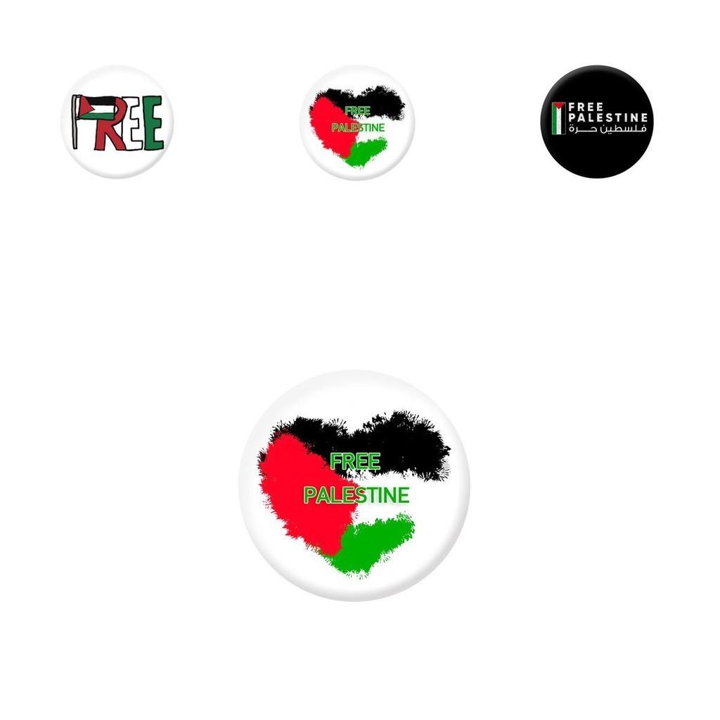 Palestine Flag Emblem Badge Hot Selling Iron Cross-border On