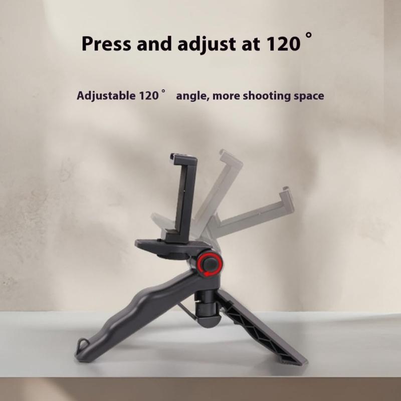 Starter Set for Most Smartphones Vlog Set with Tripod Light Microphone and Phone Clip for Video Calling Conference