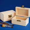 36pcs Small Wooden Box Wood Treasure Boxes with Lid for DIY Crafts (3.5 X 2.2 X 2 Inch)