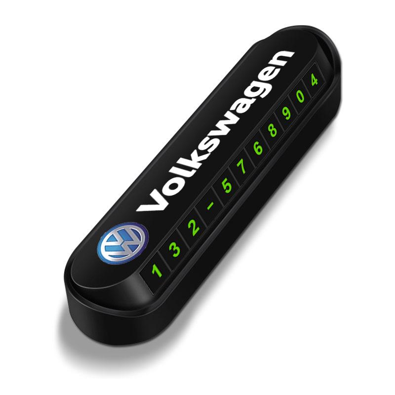 

1 шт. Автомобильная временная парковочная карта Табличка с номером телефона Наклейка для Volkswagen MK6 MK5 MK4 MK7 Golf-4 5 6 7 Passat Ibiza Leon FR 2 Altea Aztec