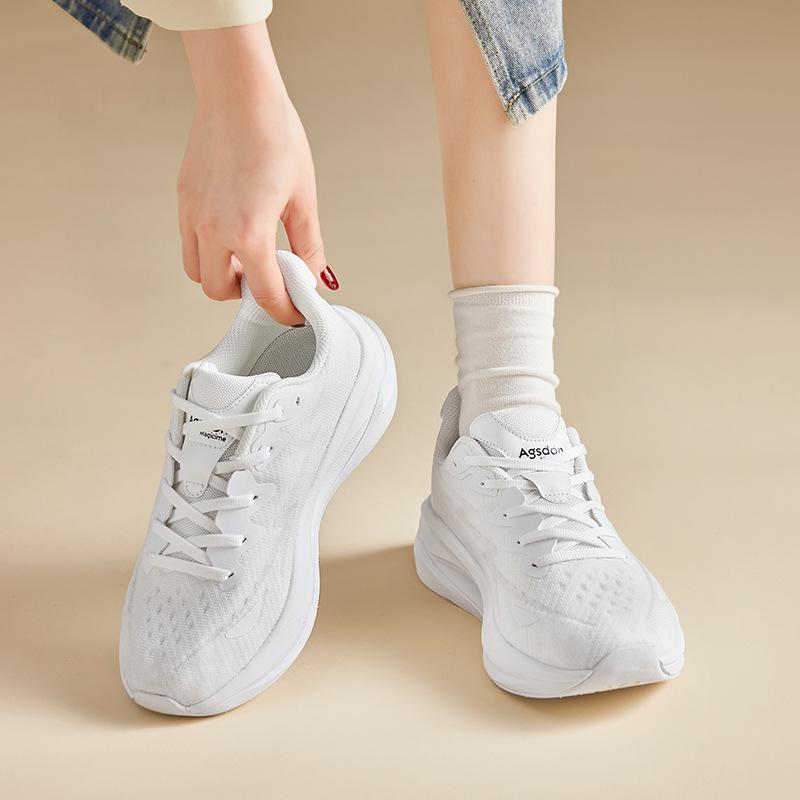 Augustine Daddy Shoes Women's 2025 New Summer Mesh Thin Running Lightweight Little White Platform Sneakers Tide