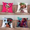 Game D-Dandys World Pillow Case For Home Bedroom Car Office Decoration Living Room Sofa Cushion Cover Suitable